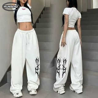 M-8xl Hàn Quốc Phong Cách Lười Quần Nam Nữ Plus Size Quần Dài Rời Chân Rộng Quần Unisex