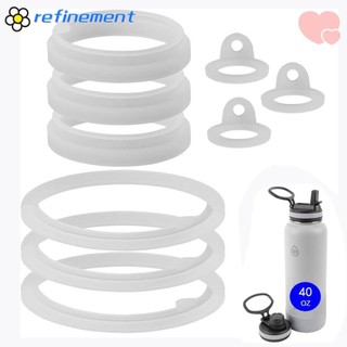 Vòng chữ O thay thế REFILINEMENT, silicon cho nắp ống hút chai nước, nắp đậy & thay thế vòng đệm chai nước Chug, gioăng đệm gia đình trong suốt cho bình giữ nhiệt 40oz