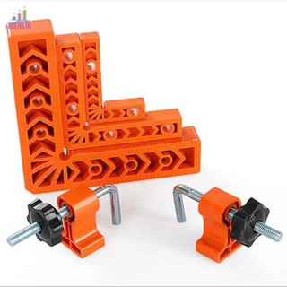 Bảng định vị JESJELIU Công cụ đo kẹp Scriber hình chữ L 3 "4" 6 "8" Kẹp cố định 90 độ