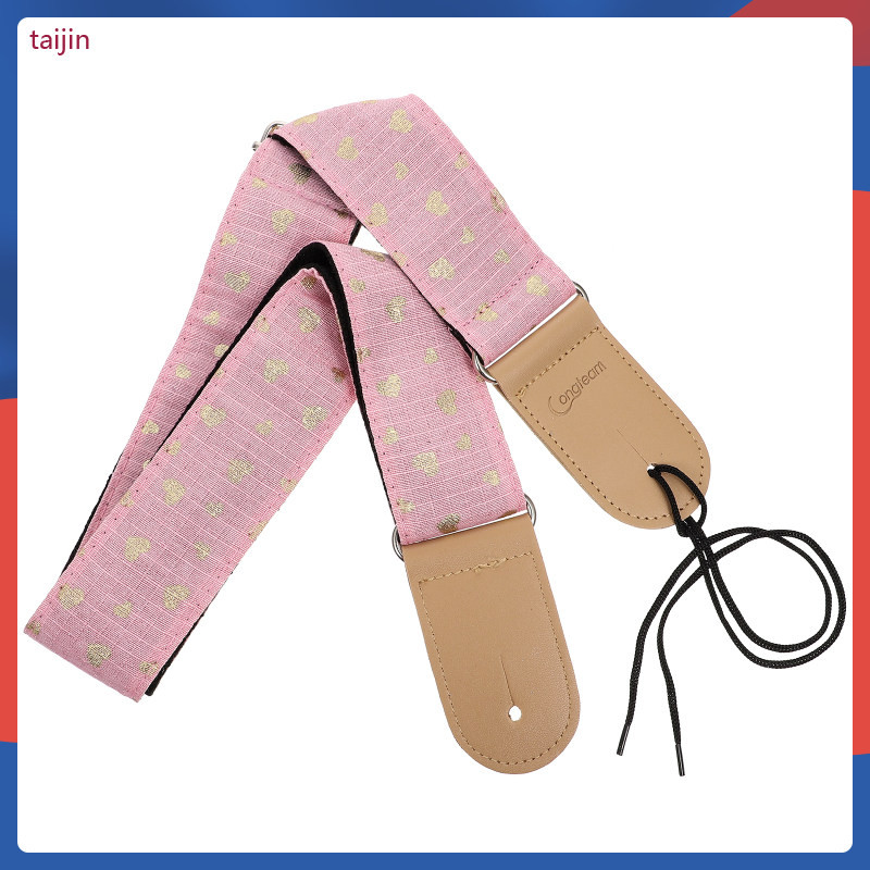 Dây đeo đàn Guitar Sáng tạo Gitar Dây đeo lưng Polyester Phụ kiện cao cấp Dây đai điện taijin