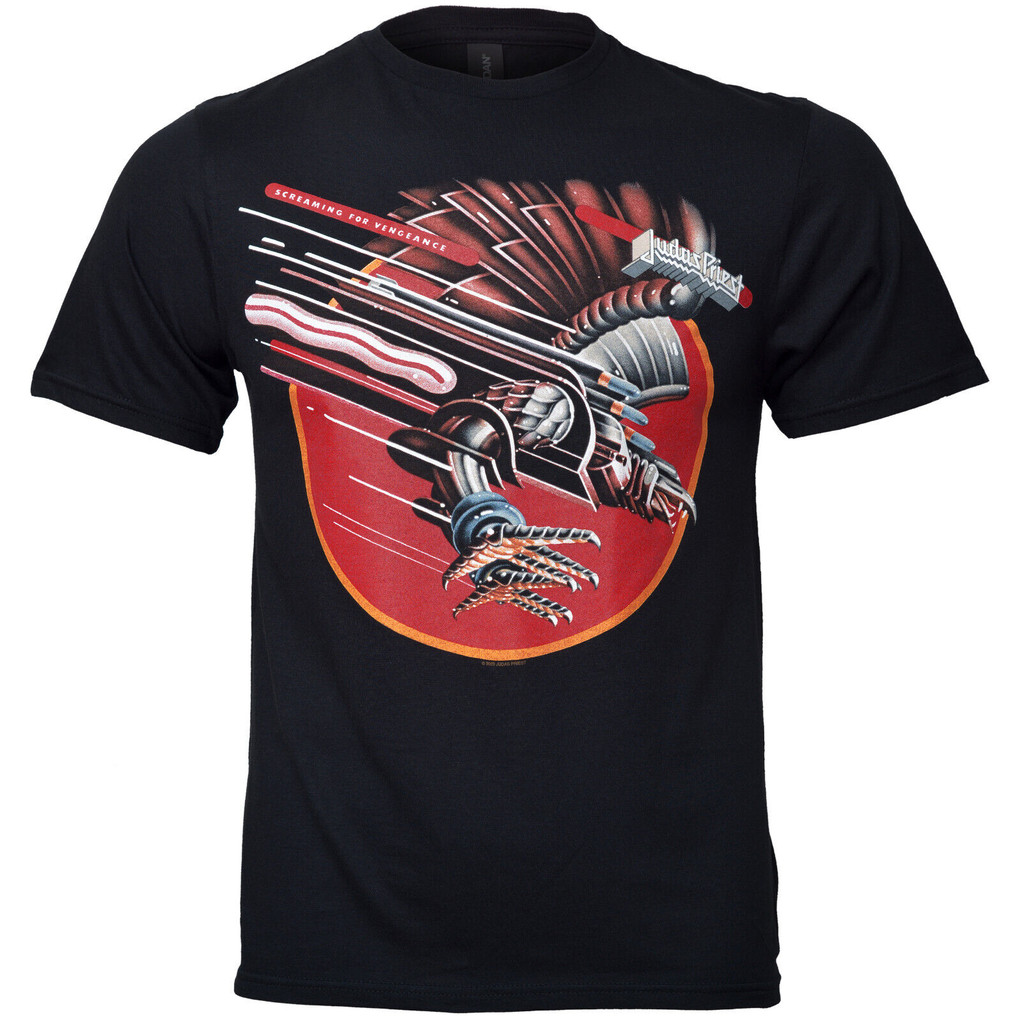 Judas Priest Áo Chính Thức La Hét Để Báo Thù Album Nghệ Thuật Logo Mới