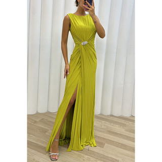 Váy thời trang không tay chia ly mới