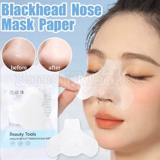 100 Cái / túi Giấy Mặt nạ mũi mụn đầu đen - Miếng bông mũi dùng một lần - Miếng dán mũi đầu đen - Dải mặt nạ mũi DIY - Tiết kiệm nước, mềm mại - Dụng cụ làm đẹp - Đồ dùng chăm sóc da mặt