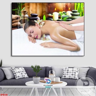 HD47 Tranh Treo Spa BODY Dưỡng Sinh ĐÔng Y Tắm Trắng Nail Mi PHun Săm Thẩm Mỹ Tẩm Quất Tắm Trắng quà khai trương SPa 