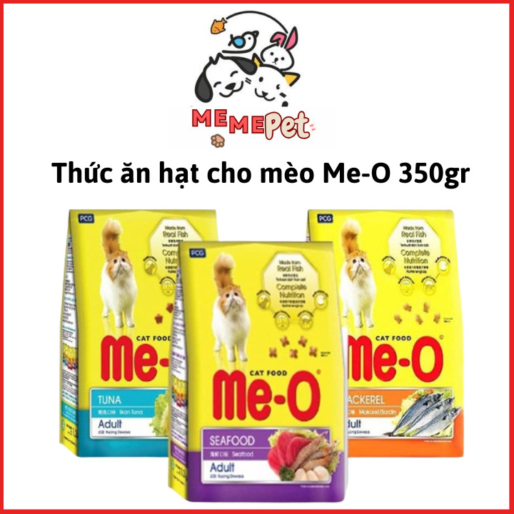 Thức Ăn cho mèo Me-O thức ăn hạt dành Cho Mèo Mọi Lứa Tuổi 350gr Thức Ăn Mèo Bổ Sung Dinh Dưỡng