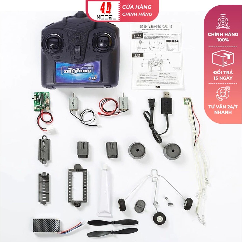 Linh Kiện Phụ Kiện Zy740 ,  Càng 740. Motor 740 Cánh quạt 740. Cánh đuôi 740, sạc740 zin mới