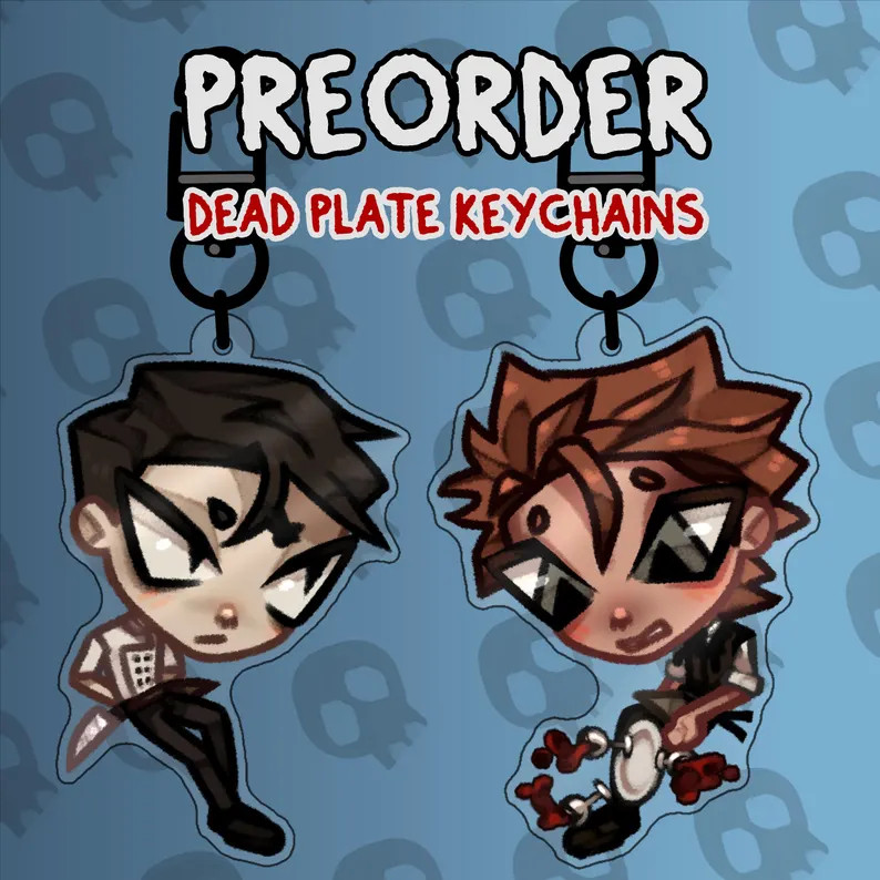 PREORDER Rody and Vincent | Double Sided Acrylic Charm | Keychain Gift | Dead Plate