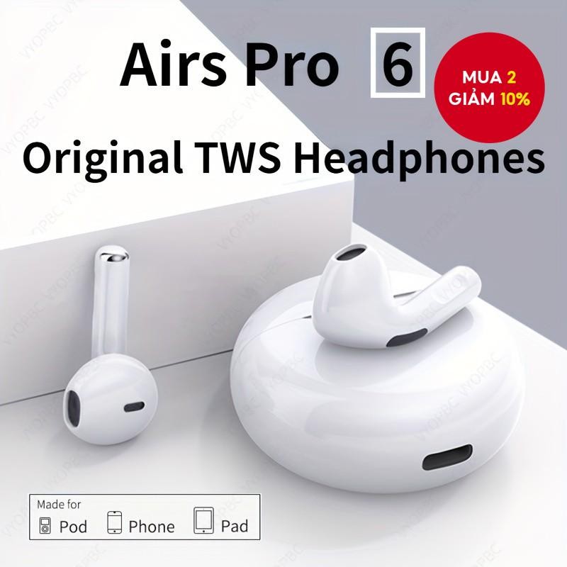 Tai Nghe Màu Đen Không DâyTWS Bluetooth 5.3 Điều Khiển Cảm Ứng Âm Thanh Nổi Tai Nghe In-Ear Bass Thể Thao Chạy Tai Nghe Chống Thấm Nước | BigBuy360 - bigbuy360.vn