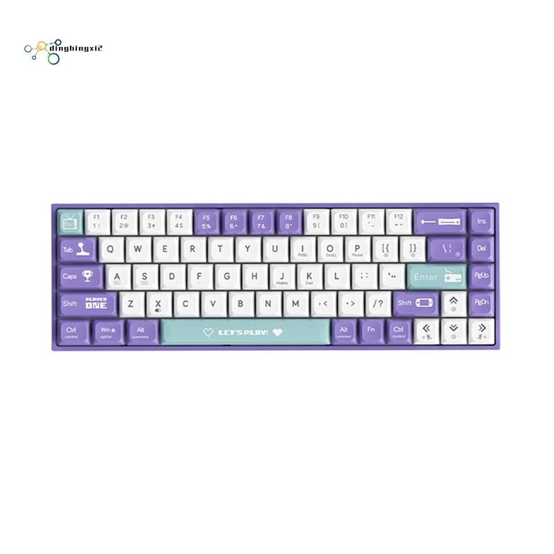 Bàn phím cơ chơi game AK680 ABS Keycap 68 phím Bàn phím có dây Trao đổi nóng cho máy tính xách tay P