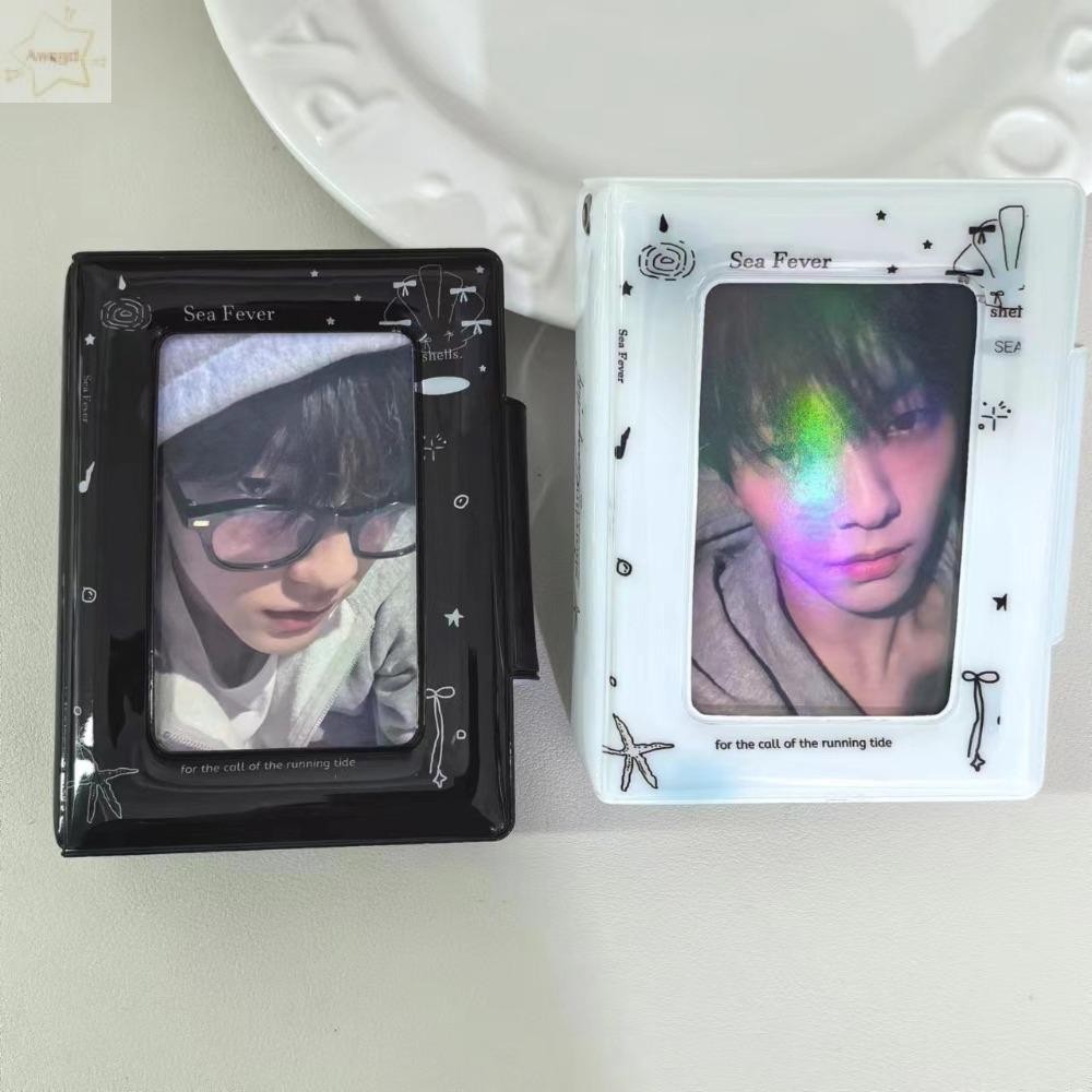 Album Thiệp Tình Yêu AWNGD, Chất Kết Dính Photocard Series Vỏ Sáng PVC, Mini 3 Inch Với 20 Trang Nội