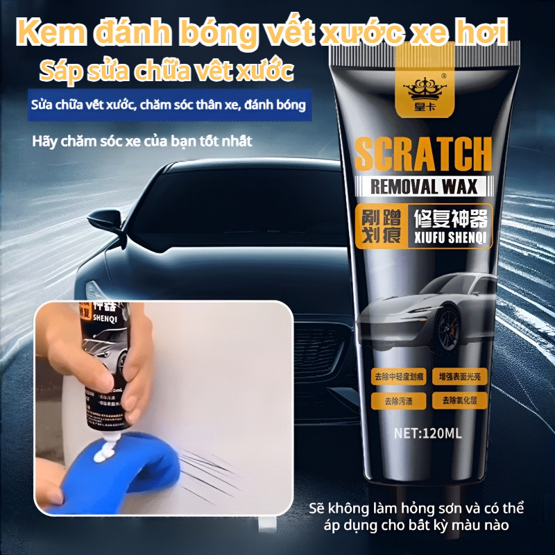 🚚Giao hàng nhanh🚚Sáp xóa xước xe/ Chất tẩy vết xước sơn xe/ Kem đánh bóng xe Deep Repair