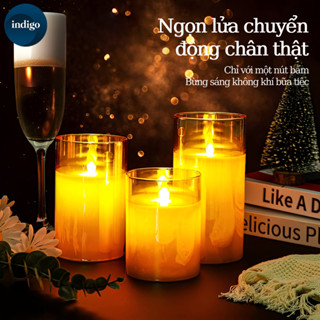  Nến điện tử đèn cầy điện tử vỏ nhựa PIN SIÊU KHỎE -nến sinh nhật trang trí đường kính 5.5cm 