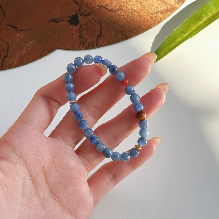 Vòng tay đa năng Kyanite Niche tự nhiên phong cách Trung Quốc mới