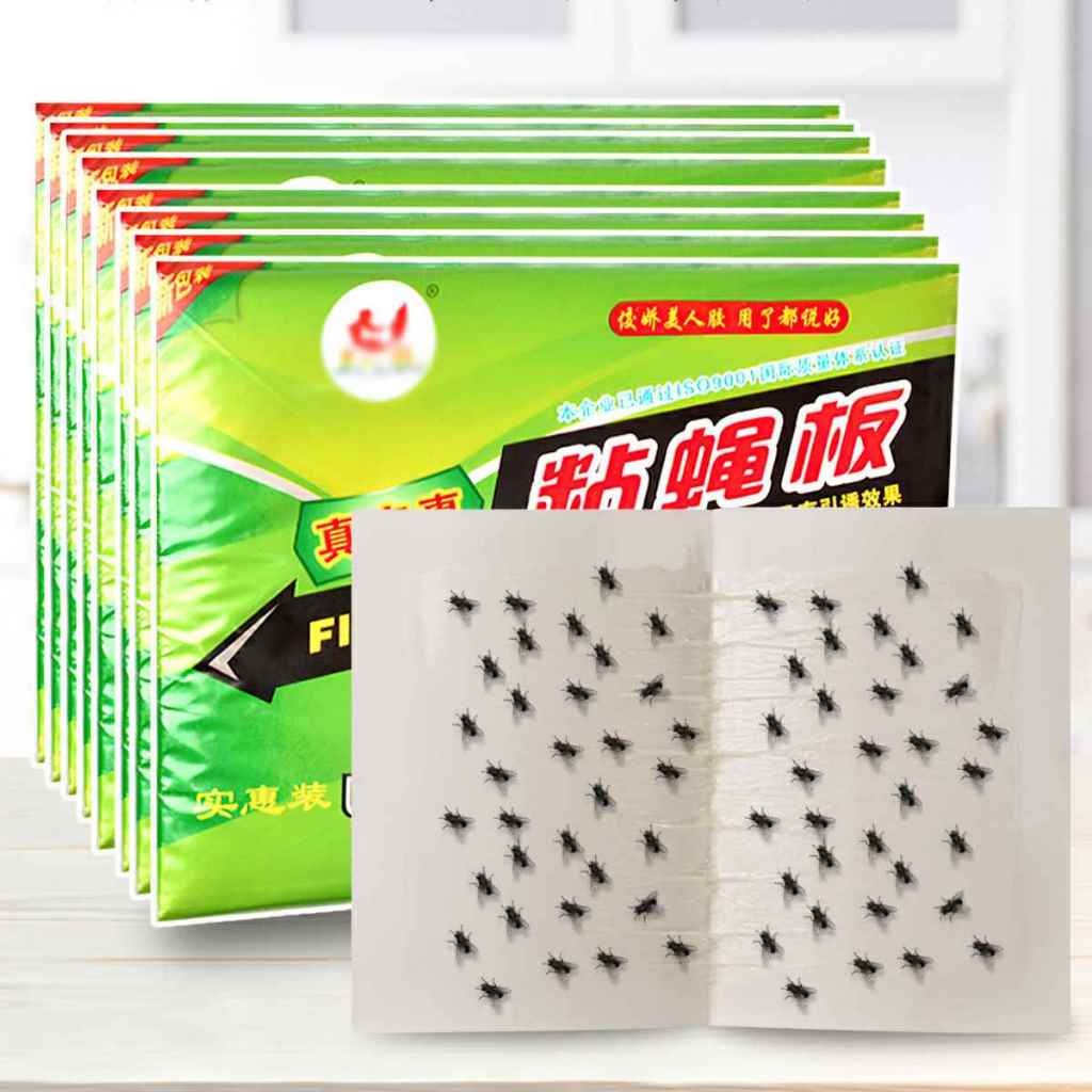 Set 10 Tấm Keo Dính Ruồi Siêu Dính To Dày Nhiều Keo NA888