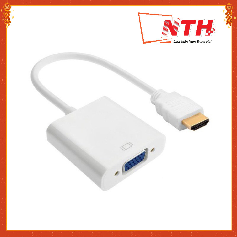 CÁP HDMI ra VGA 0.2M TRẮNG