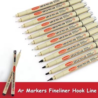  Bộ Bút Fineliner Đen 3 4 5 6 7 8 9 10 11 12 Cái - Bút Vẽ Nét Bút Màu Cho Vẽ Bút Mipor Khô Nhanh Bút Graffiti 