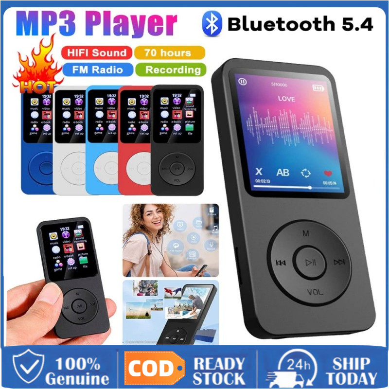 []COD] Máy Nghe Nhạc Bluetooth Mini Mp4 MP3 Di Động Có Loa Tích Hợp Có Thể Được Sử Dụng Để Ghi Âm, P