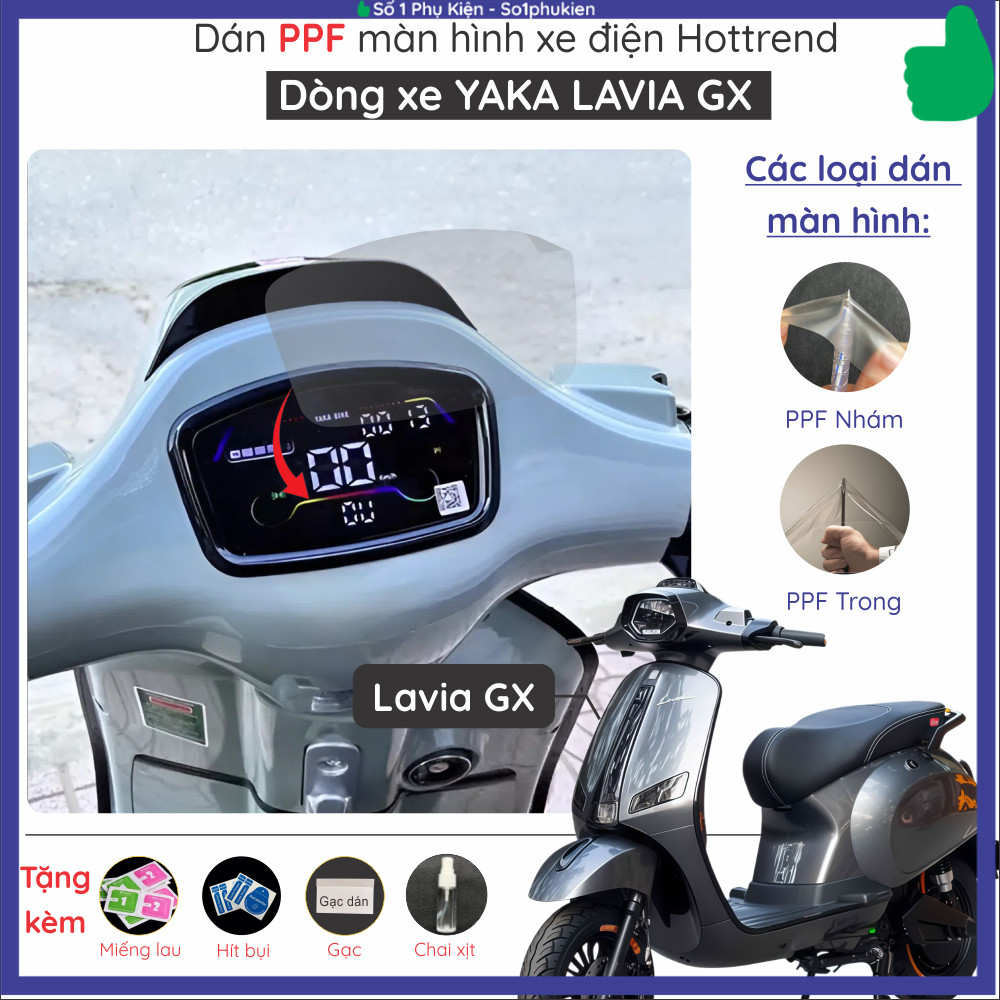 Miếng dán màn hình xe điện YAKA Lavia GX/ JVC V6 V2 Pro/ Victoria Viral S2/ Vespa DK Roma SX/ Dibao 