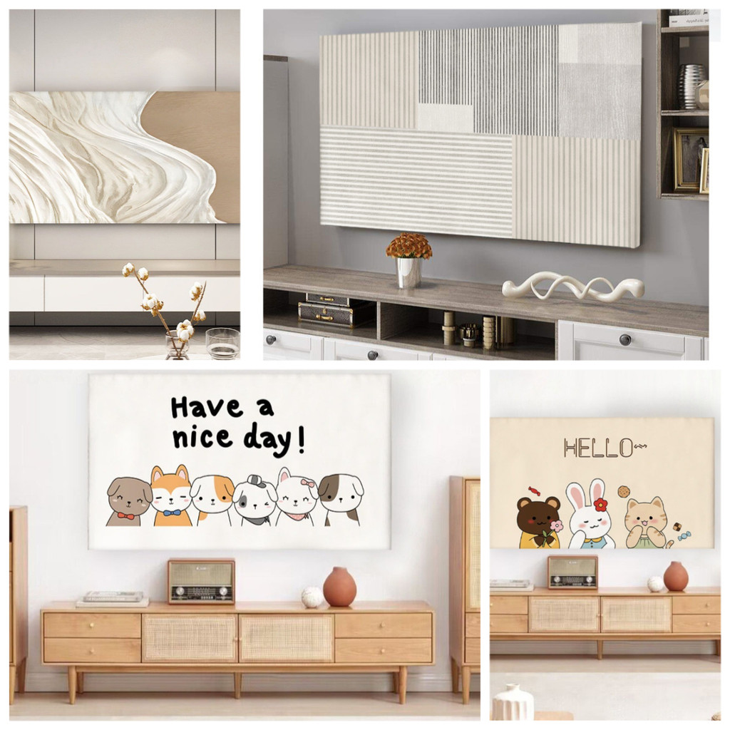 Bọc Che Tivi Chống Bụi & Chống Ẩm Co Giãn 32-65 Inch, Bảo Vệ Toàn Diện Dễ Giặt Cho Tivi 32-65 Inch