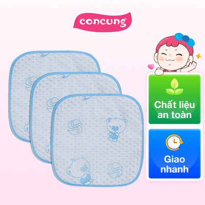Combo 3 tấm lót chống thấm VIETMAT (size 30x30) - Xanh