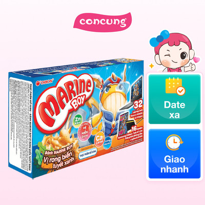 Bánh Marine Boy vị rong biển tuyết xanh 35G