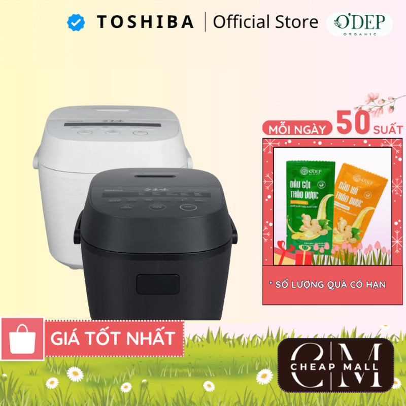 Nồi cơm điện tử Toshiba 1 Lít / 1.8 Lít RC-18DR5UVN(W)/RC-10DR5UVN - Hàng chính hãng. - CHEAP CMO