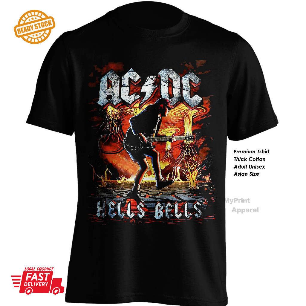 Ac / dc Acdc Heavy Metal Rock Band Thunderstruck Tee / Áo thun / Graphic Tee