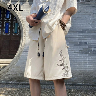 Quần Short Nam Mới Lá Tre Trung Quốc Quần Mỏng Mùa Hè