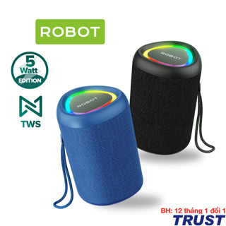 Loa Bluetooth Mini ROBOT RB120 Công Suất 5W Đèn Led RGB Hỗ Trợ Kết Nối Thẻ Nhớ - Chính Hãng