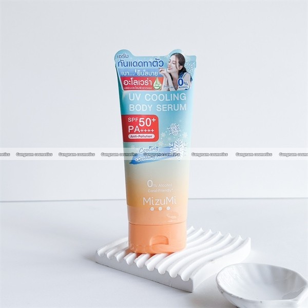 Kem chống nắng Mizumi UV cooling body serum 165ml
