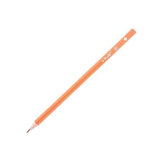 Bút chì gỗ hb y-plus+ px12010-dot - thân cam