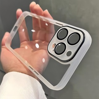  Ốp Điện Thoại Trong Suốt Sang Trọng Cho IPhone 11 12 13 14 15 Pro Max Plus Vỏ TPU Mềm Xs Max Xr Có Bảo Vệ Camera Vỏ Chống Sốc 