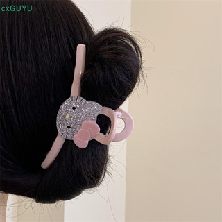 [Cxguyu] Sanrio Hello Kitty Kẹp Hồng Trẻ Em Lớn Intese Hair Loop Kẹp Tóc Cá Mập Kẹp Phụ Kiện Tóc Quà Tặng Vòng Tròn Mũ Trang Trí PRTA