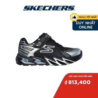 Skechers Bé Trai Giày Thể Thao Thường Ngày S-Lights Flex-Glow Bolt - 400138L-BKSL (June_Live)