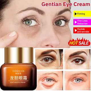 Kem dưỡng mắt Han Jilian Gentian Giảm túi mắt, nếp nhăn và quầng thâm Kem dưỡng ẩm chống nhăn vùng mắt