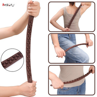 Dụng cụ Massage trị liệu di động Con lăn nhựa Gậy điều trị Massage 37 hạt Gua Sha Dụng cụ cho chân thắt lưng cổ