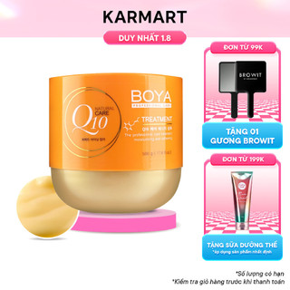 Kem Ủ Tóc Boya Q10 Treatment Phục Hồi Tóc Hư Tổn, Ngăn Rụng Tóc, Nuôi Dưỡng Chân Tóc Và Da Đầu 500G