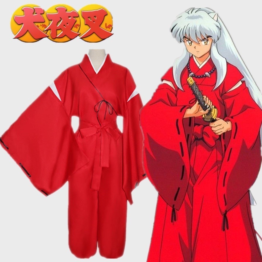 Bé Trai Bé Gái Anime Inuyasha Kikyo COSPLAY Kimono Anime Miko Trang Phục Đồng Phục Phù Hợp Với Trang