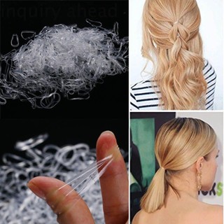 (Hàng Mới Về) Set 500 Dây Thun Buộc Tóc Co Giãn Tiện Dụng Cho Nữ