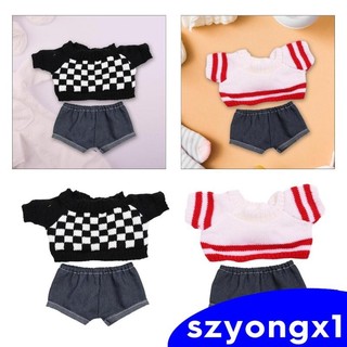 2x Búp Bê Áo Len Và Quần Trang Phục Phụ Kiện, Quần Áo Thu Nhỏ Trang Phục Cho Búp Bê 38cm, Búp Bê Bé Gái Quà Tặng Trẻ Em