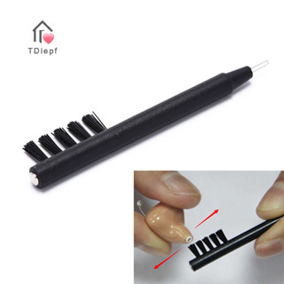 [Tdiepf] Bàn chải làm sạch có vòng và nam châm cho dụng cụ làm sạch tai nghe và máy trợ thính MỚI