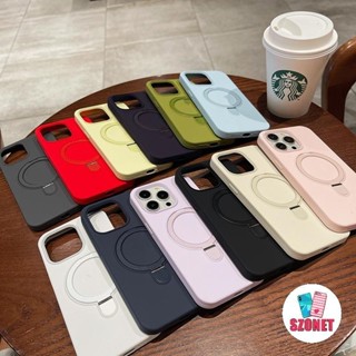 Ốp Điện Thoại Silicon Mềm Chống Sốc Sạc Không Dây Từ Tính Cho iPhone 16 15 14 13 12 11 Pro Max 15 Plus XS XR X 8 7 6 6S Plus + SE 2020 Chống Tất Cả Có Chân Đế Vỏ Điện Thoại