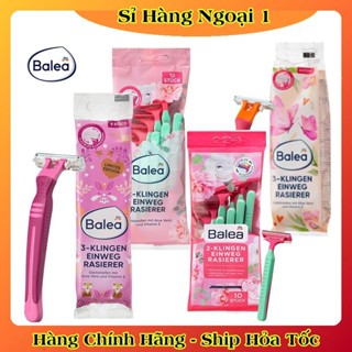   CÓ CHE TÊN  Dao cạo Balea 2 và 3 lưỡi kép dùng cạo lông body & Bikini đầu xoay linh hoạt của Đức- Mẫu mới Đủ Bill 