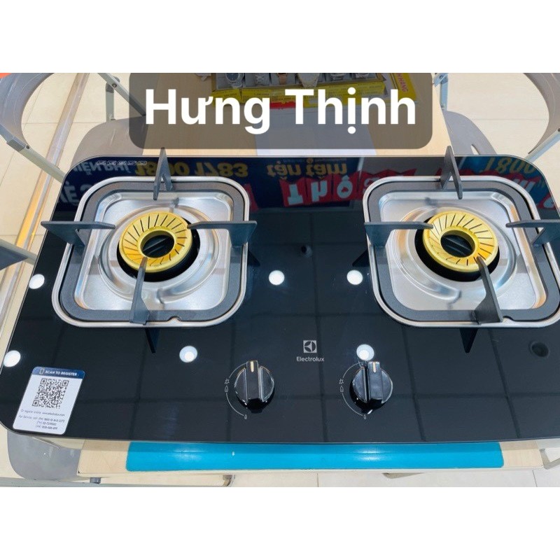 Bếp gas Electrolux ETG7256GKR Hàng Trưng Bày đánh lửa mengato  tiết kiệm gas 20% Hệ thống đánh lửa M