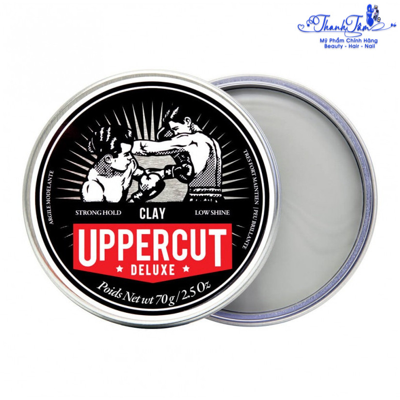 Sáp giữ nếp mạnh, độ hoàn thiện tự nhiên Uppercut Deluxe Clay 70gr [ New ]