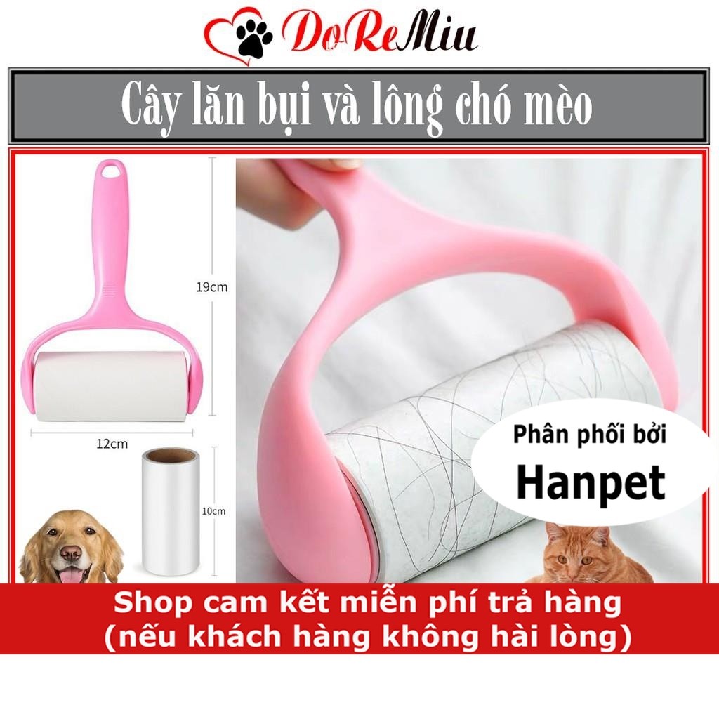 Doremiu- Cây lăn bụi và dính lông thú cưng, nhặt lông chó mèo trên mọi bề mặt làm sạch ga giường sofa