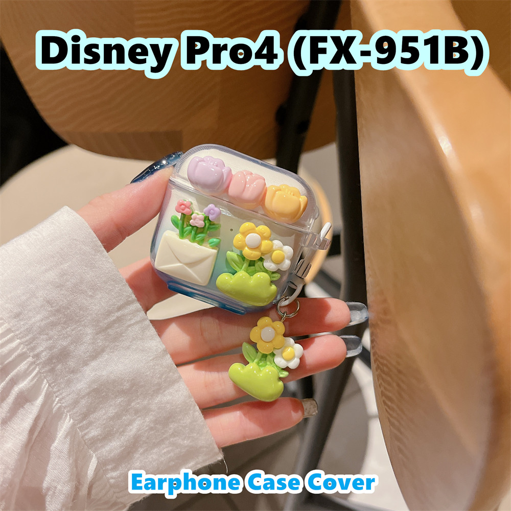 Dành Cho Disney Pro4 (FX-951B) Vỏ Tai Nghe Silicon Mềm Hoạt Hình Đơn Giản
