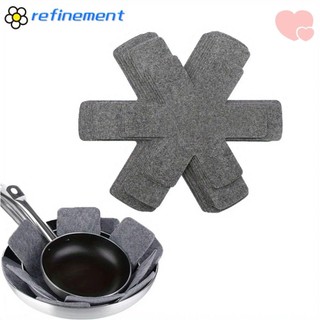Ủng Hộ 3 Nồi Chảo Nỉ Tấm Bảo Vệ, Bộ Chia Nồi Không Dệt Chống Trầy Xước, Dụng Cụ Nhà Bếp Nồi 3 Kích Cỡ Chảo Tách Miếng Lót