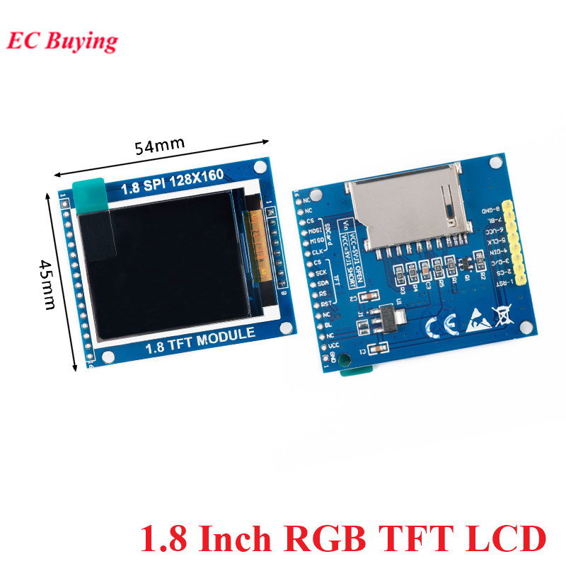 1.8 "1.8 inch 128x160 SPI Full Color RGB TFT Màn hình LCD 128 * 160 Module ST7735S 3.3V Thay thế ngu