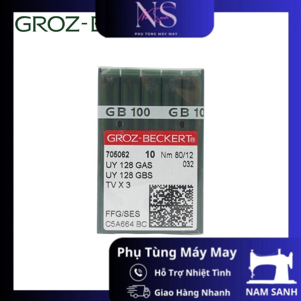 Kim Đức Groz-Beckert máy viền kansai UYx128 GB vĩ 10 cây